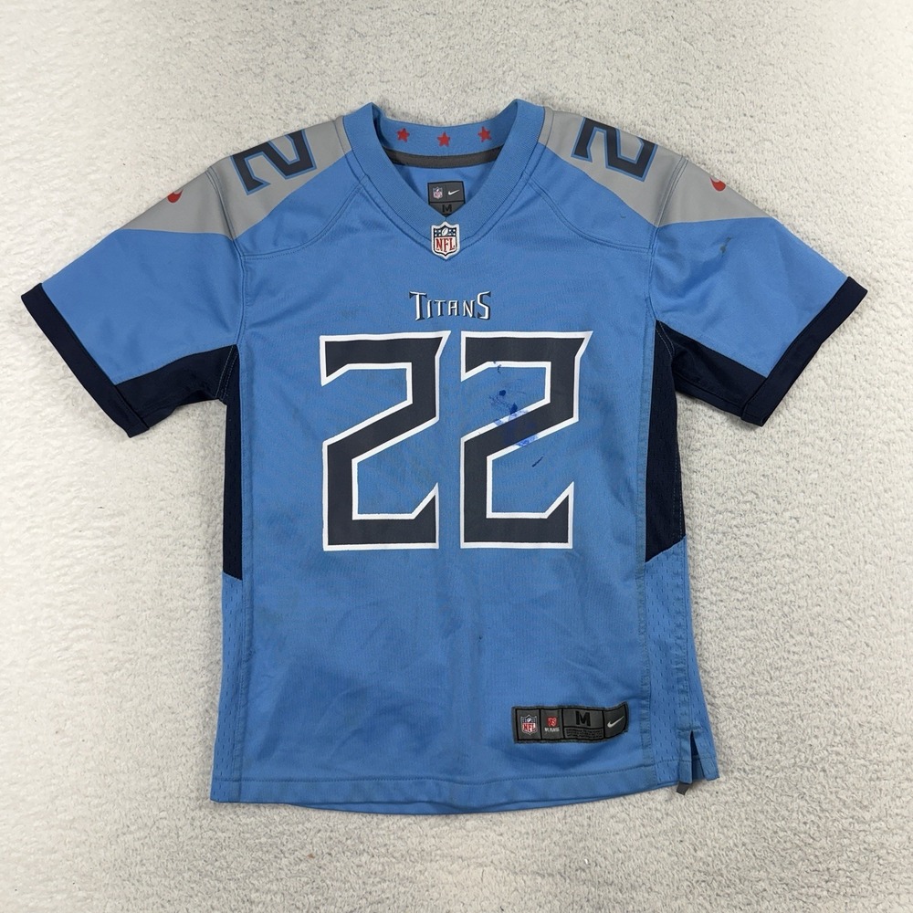 Nike Tennessee Titans Derrick Henry 22 On Field NFL Jersey Youth Medium 10/12